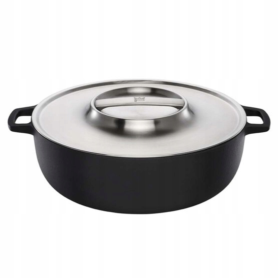 Fiskars Norden Grill chef hrniec s pokrievkou z nehrdzavejúcej ocele (30