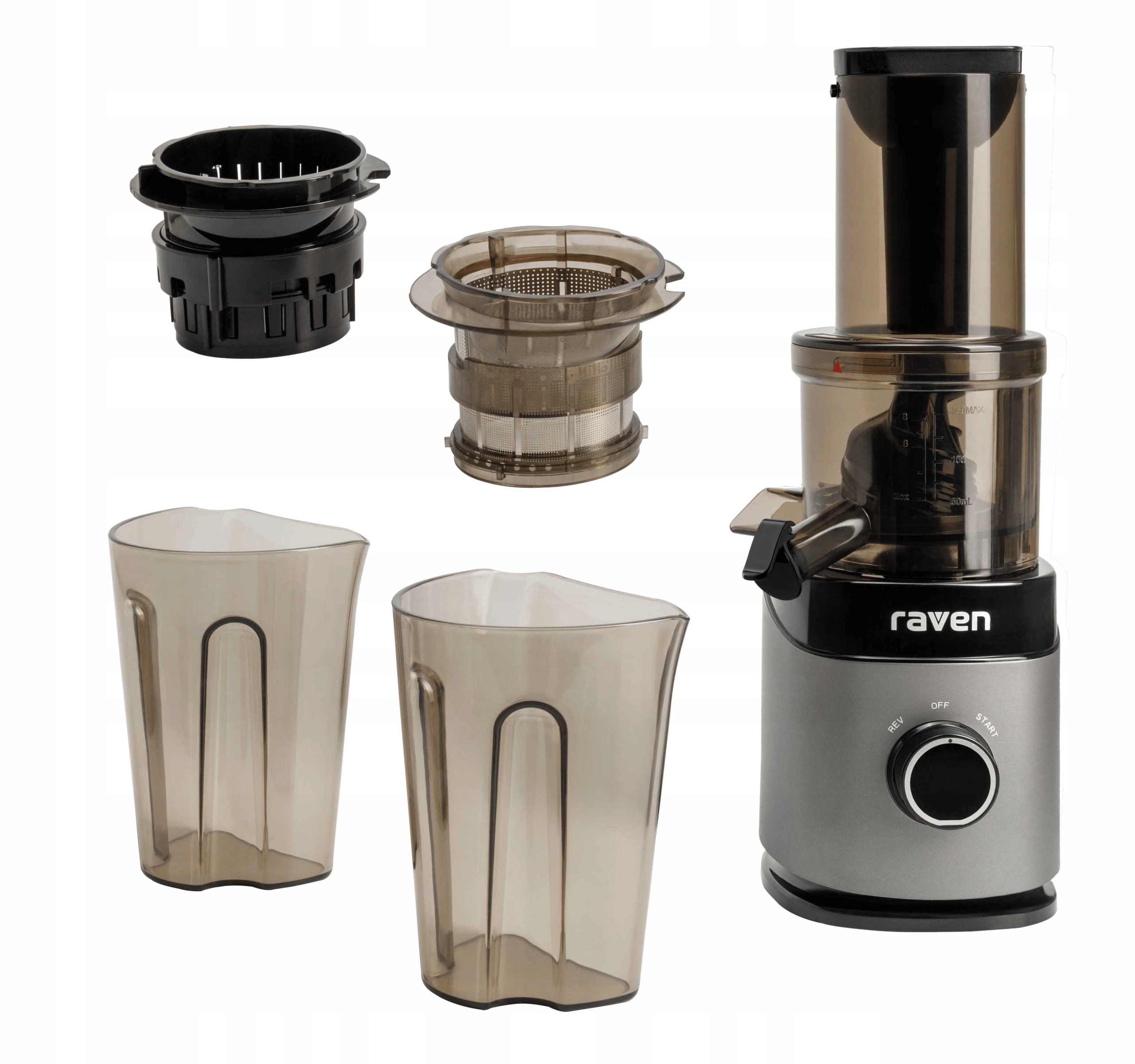 Wyciskarka wolnoobrotowa Raven EWW008 150W 65obr/min 2 Sita Średnica 57mm