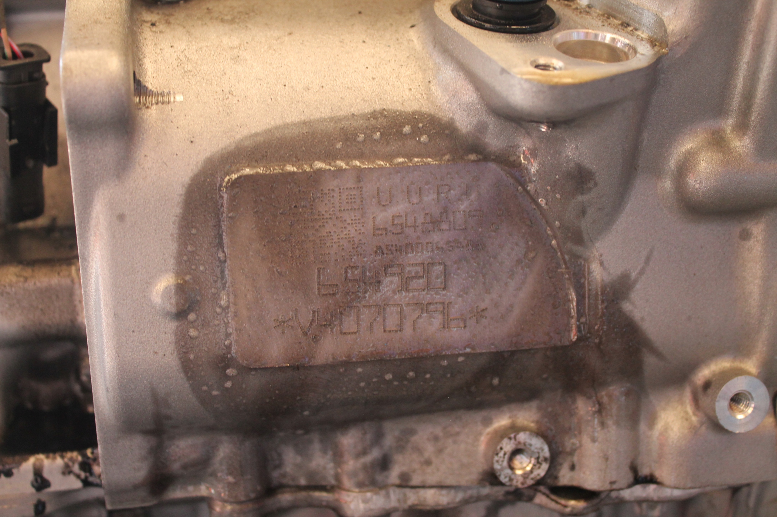 engine unprotected pillar MERCEDES 10TYS KM 654 920