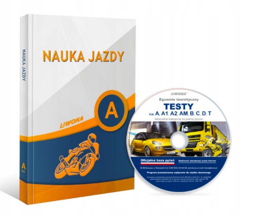 

Zestaw Książka+testy Kategoria A Prawo Jazdy 2023