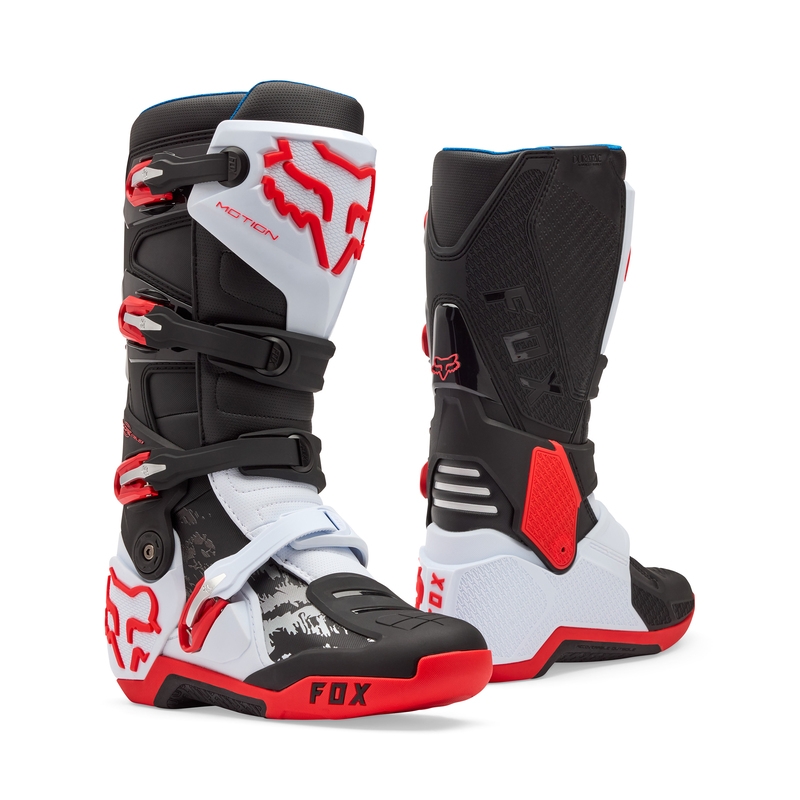 Topánky Fox Motion Bielo-fluo Červené (11)