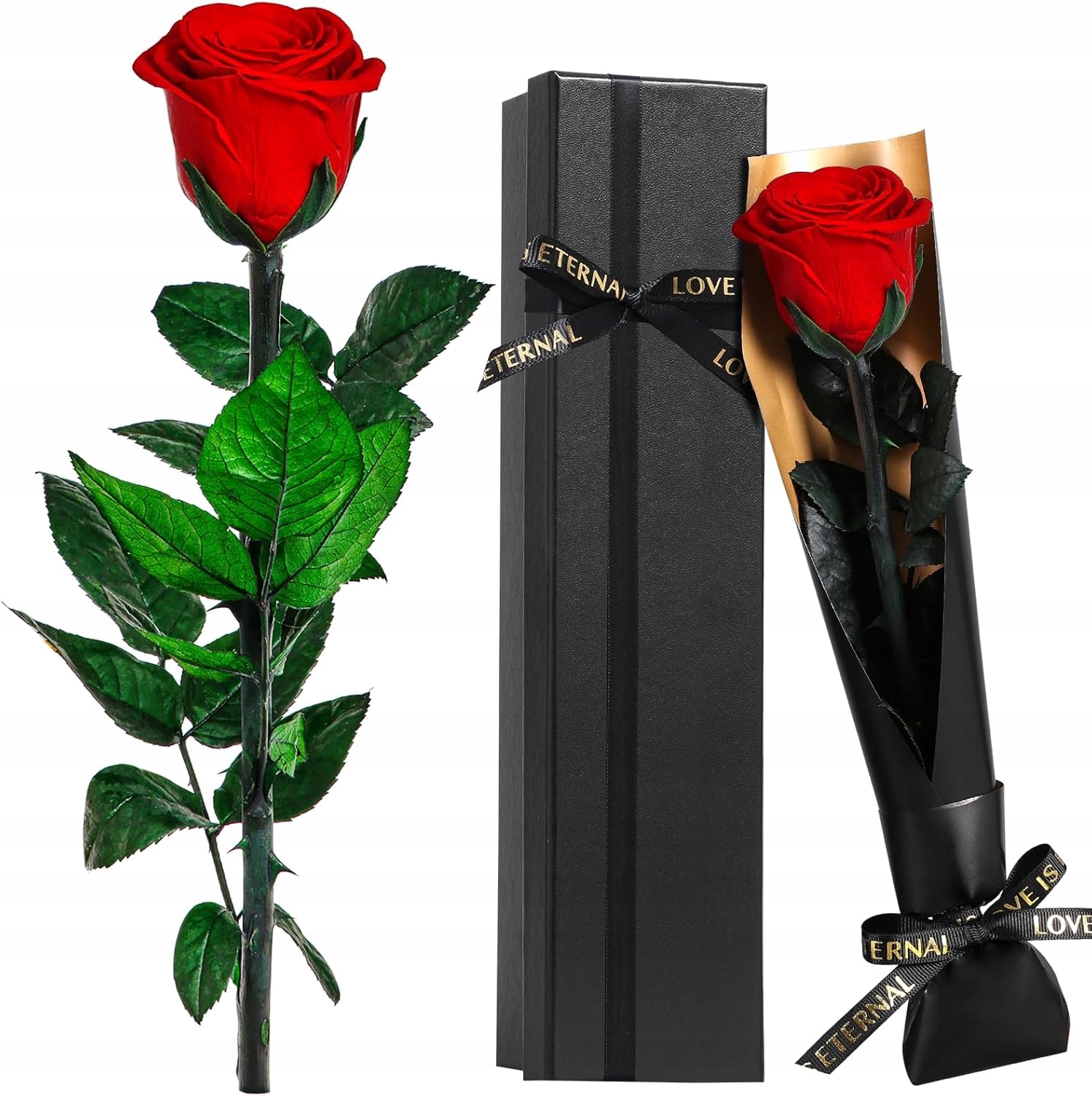 Věčná Červená Růže Dárek krabička pro ženu