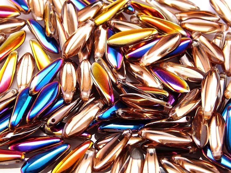 Dagger Beads Crystal Sliperit 16x5mm-10szt