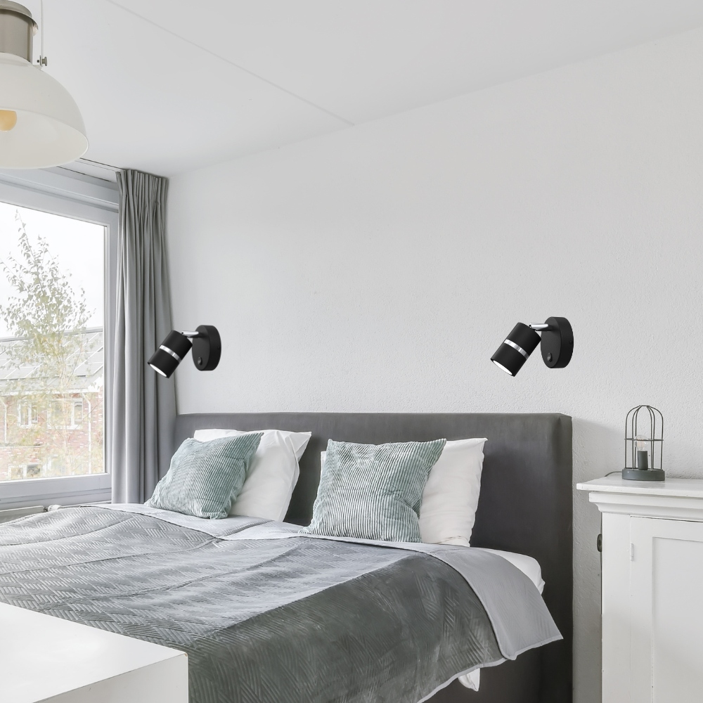 KINKIET SPOT LAMPA TUBA Z WŁĄCZNIKIEM EYE LED GU10 Marka inna