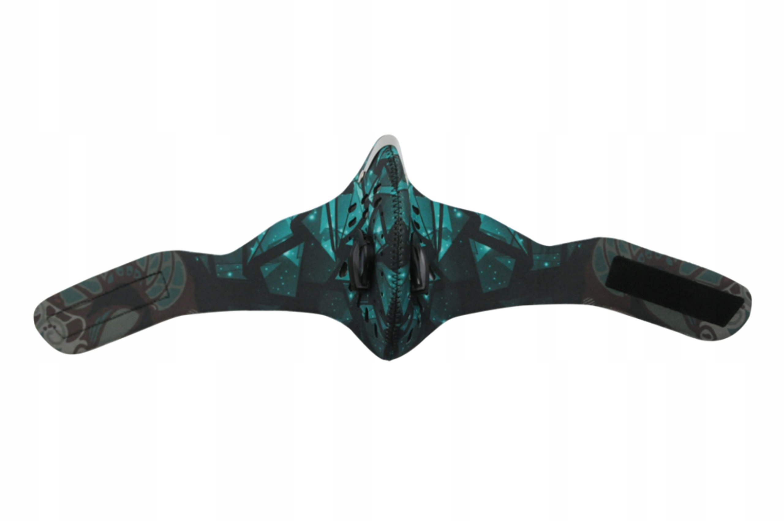 ANTYSMOGOWA MASKA PRZECIWPYŁOWA 3x FILTR WĘGLOWY Model MASECZKA OCHRONNA ZIELONA