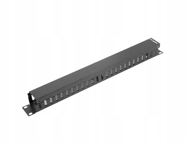 Organizer kabli Lanberg AK-1201-B 19" 1U z zaślepką typ A czarny