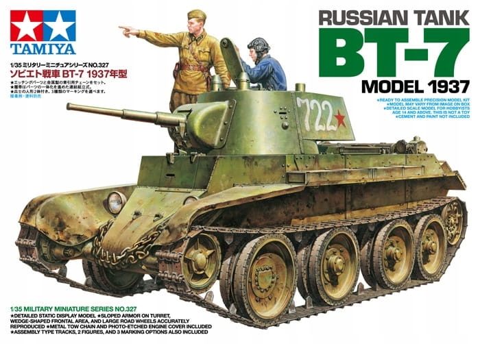 Ruský BT-7 Model 1937 1:35 Tamiya 35327