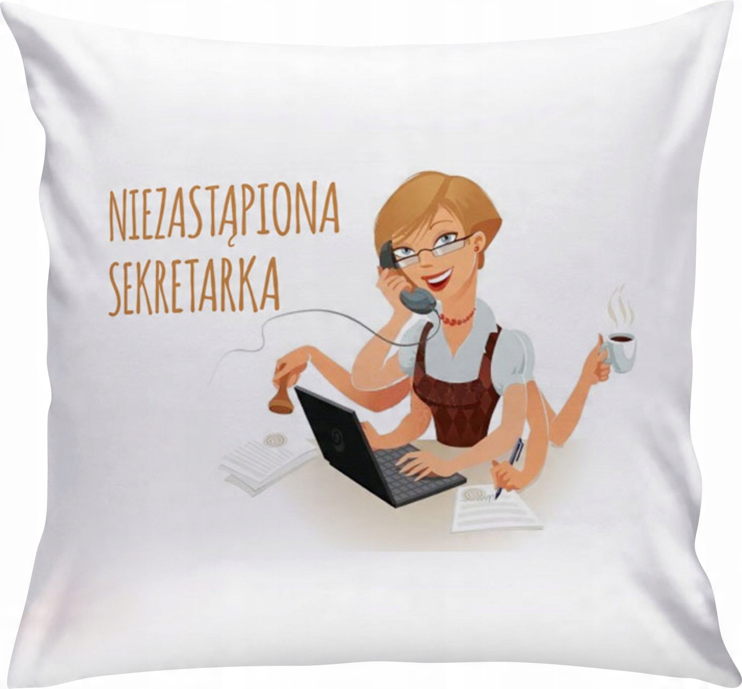

Poduszka Dzień Nauczyciela Sekretarka N56
