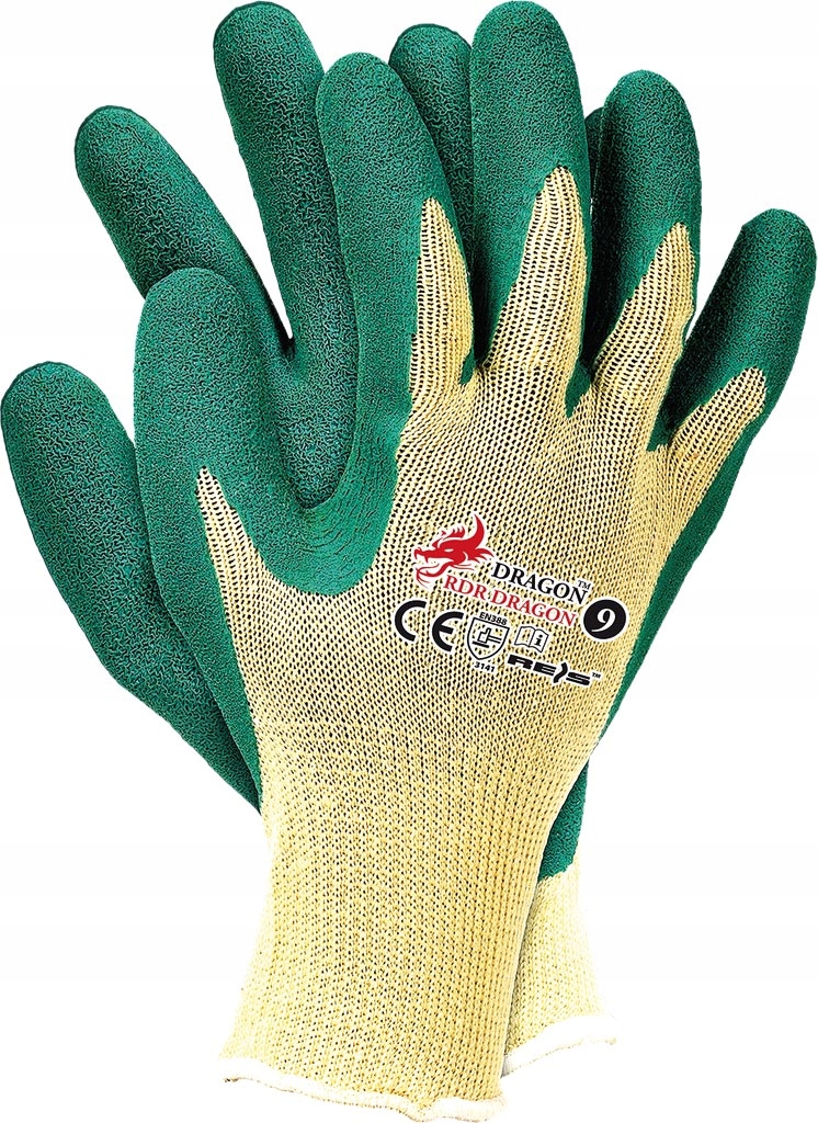 Rękawice ochronne z dzianiny REIS DRAGON RDR YZ 9