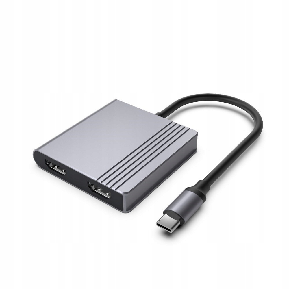 Gembird Multi Adapter Usb Type-c 3 W 1 (port Usb Hdmi Pd), Kolor Szary