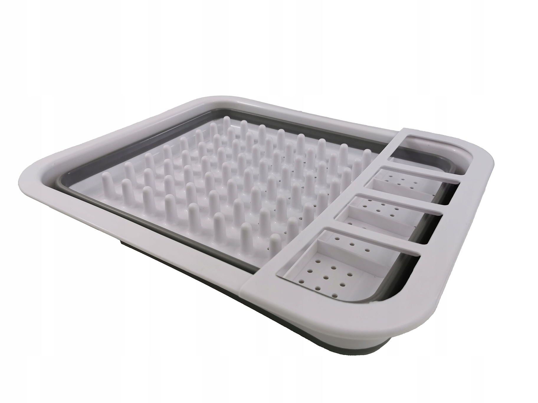 SUSZARKA DO NACZYŃ DUŻA STOJĄCA OCIEKACZ Z TACKĄ JEDNOPOZIOMOWA SILIKONOWA Marka KONTRAST