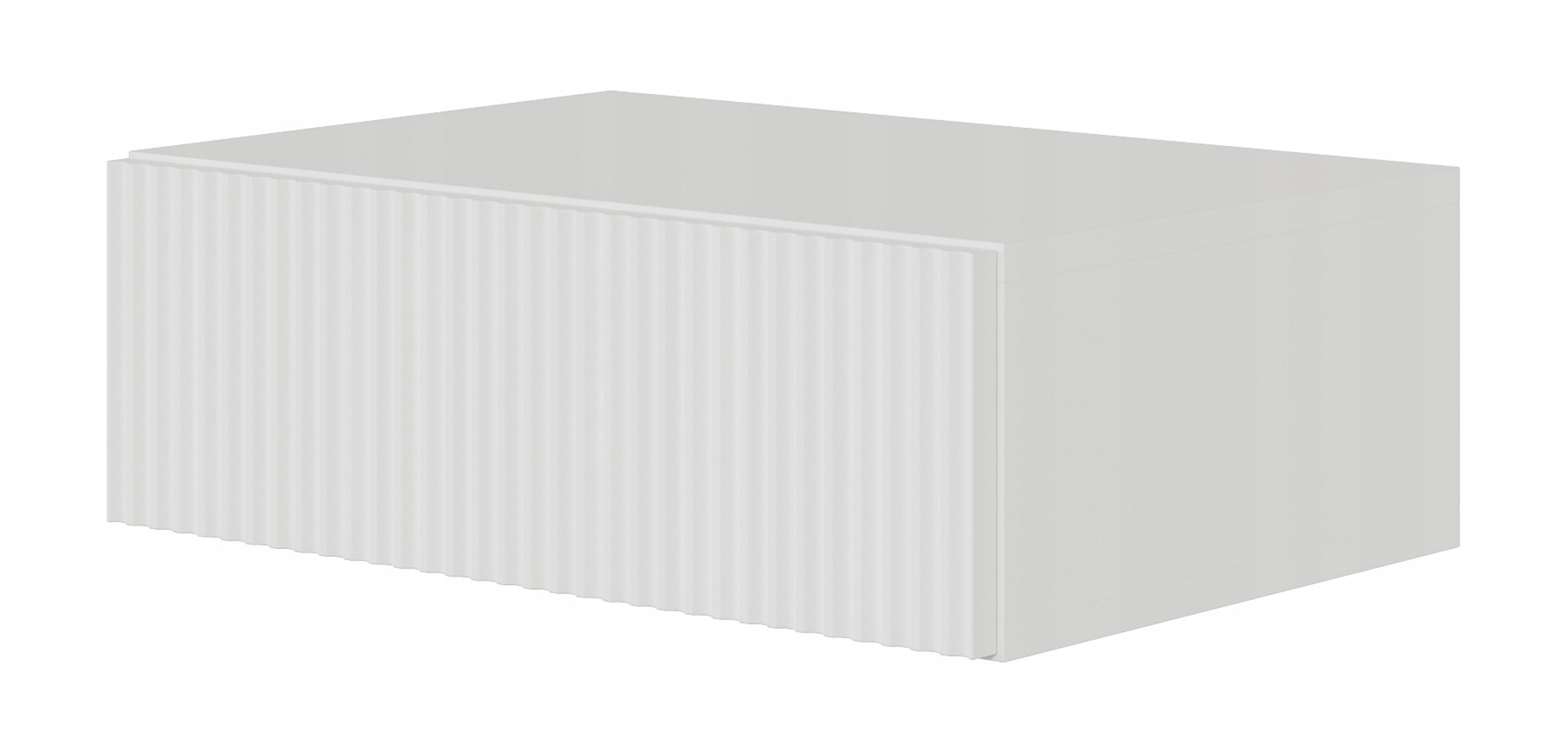 Noční stolek Veldio závěsný 50 cm bílý Selsey Design