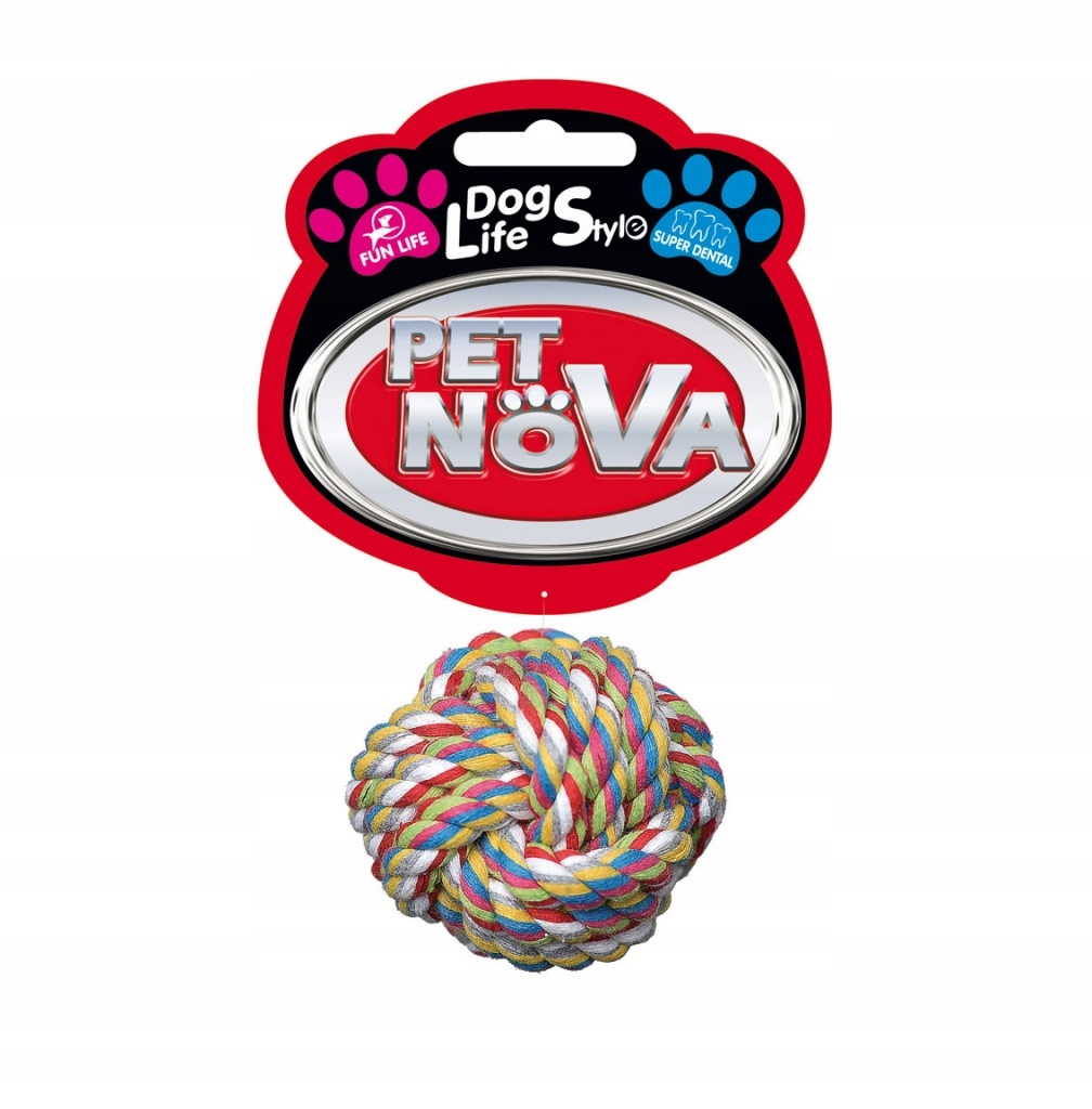 

Pet Nova Piłka Bawełniana Super Dental 6 cm