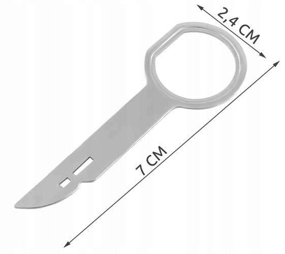 

Klucz do wyjmowania demontażu Radia samocho (3524