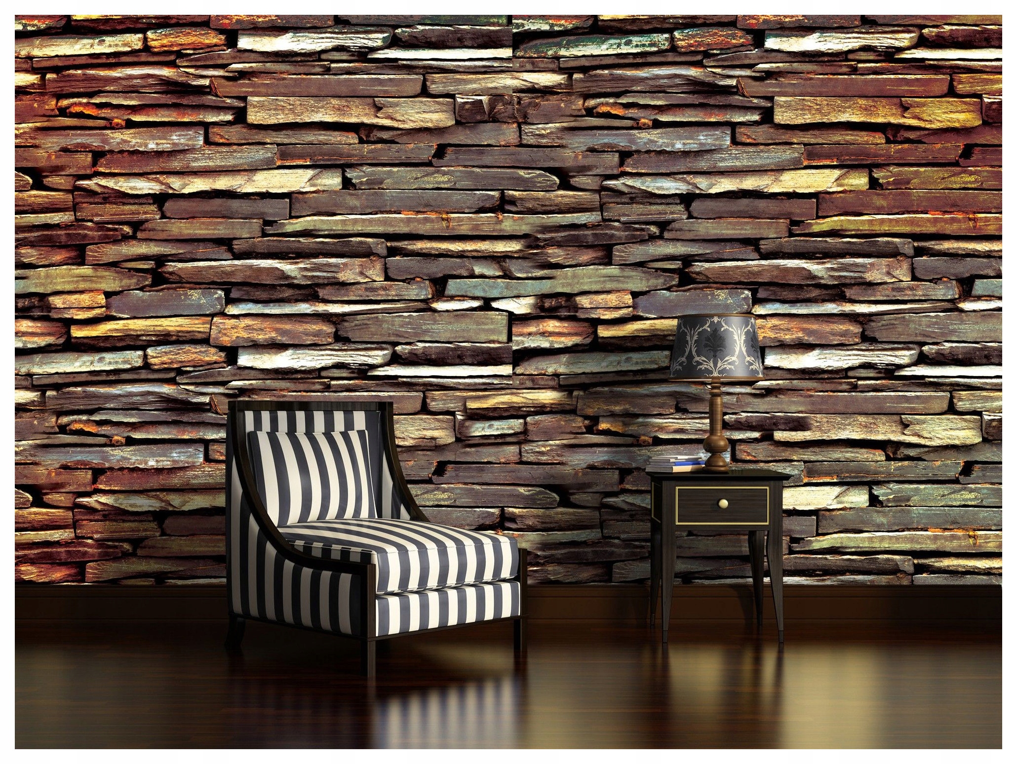 Vliesová fototapeta Cihlová zeď teplé barvy textura 350x250 lepidlo