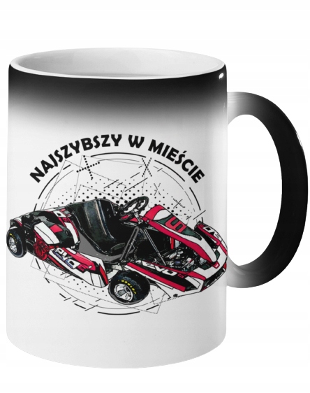 

Kubek Magiczny Dla Męża Taty Synka Gokart