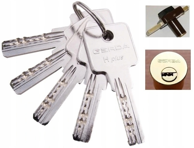 ZAMEK T99 WIERZCHNI Z WKŁADKĄ GERDA RIM H-PLUS ZASUWA DO DRZWI DRZWIOWA EAN (GTIN) 5901130905034