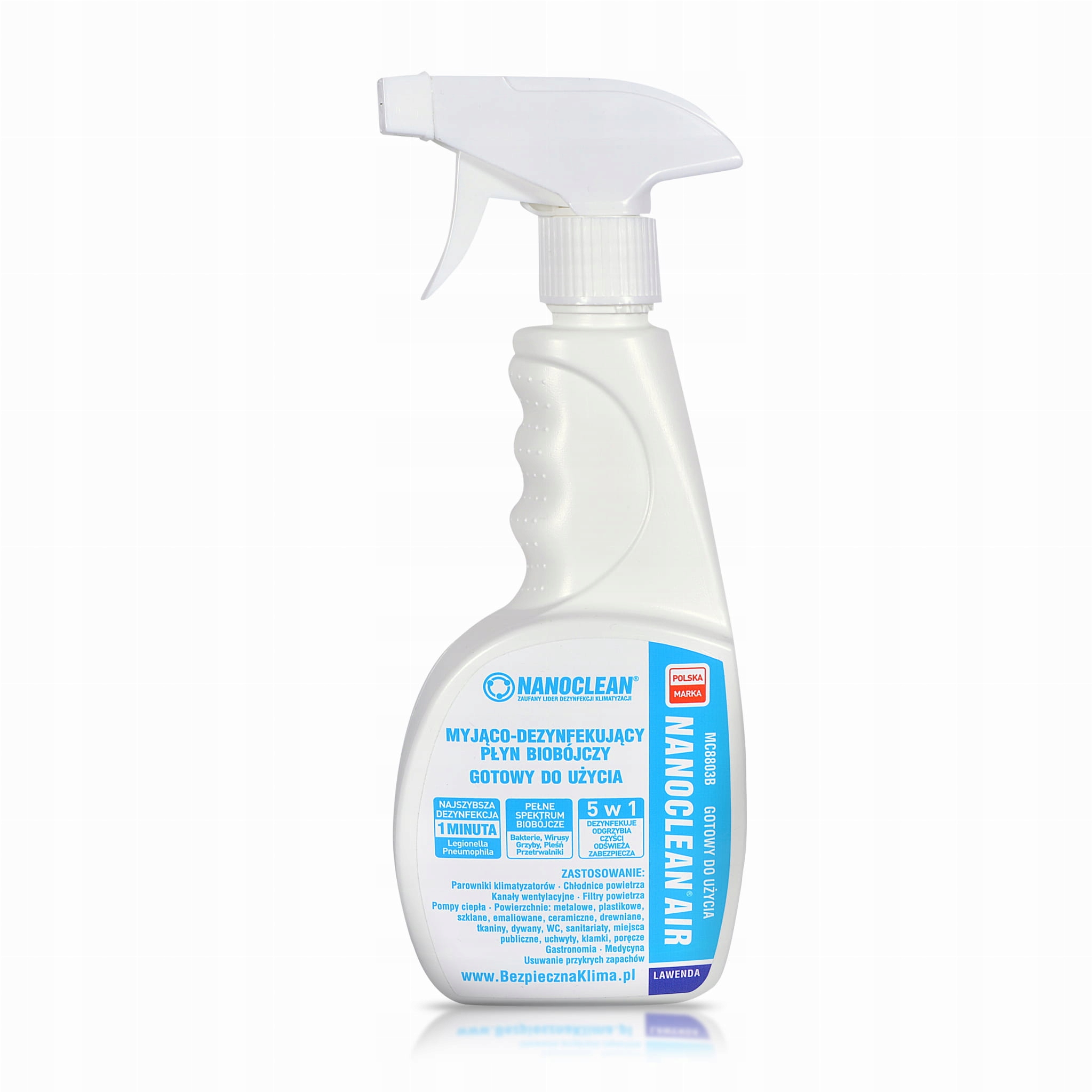 

Gotowy preparat dezynfekujący Nanoclean 0,5l