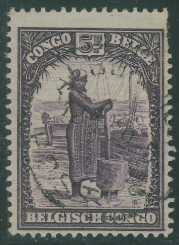 Congo Belge 5 fr. - Tubylcy
