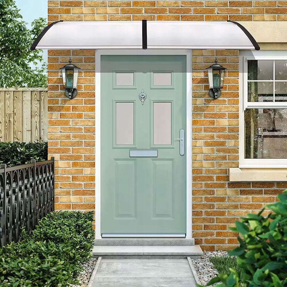 DASZEK NA DRZWI BALKON ZADASZENIE OSŁONA POLIWĘNGLAN PODWÓJNY 200 X 100 CM Marka Modernhome