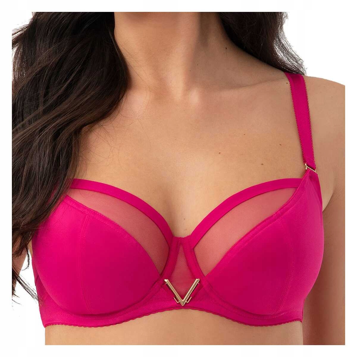 Gorsenia Měkká podprsenka typu soft s kosticí Vicky 564/1 fuchsiová 75D