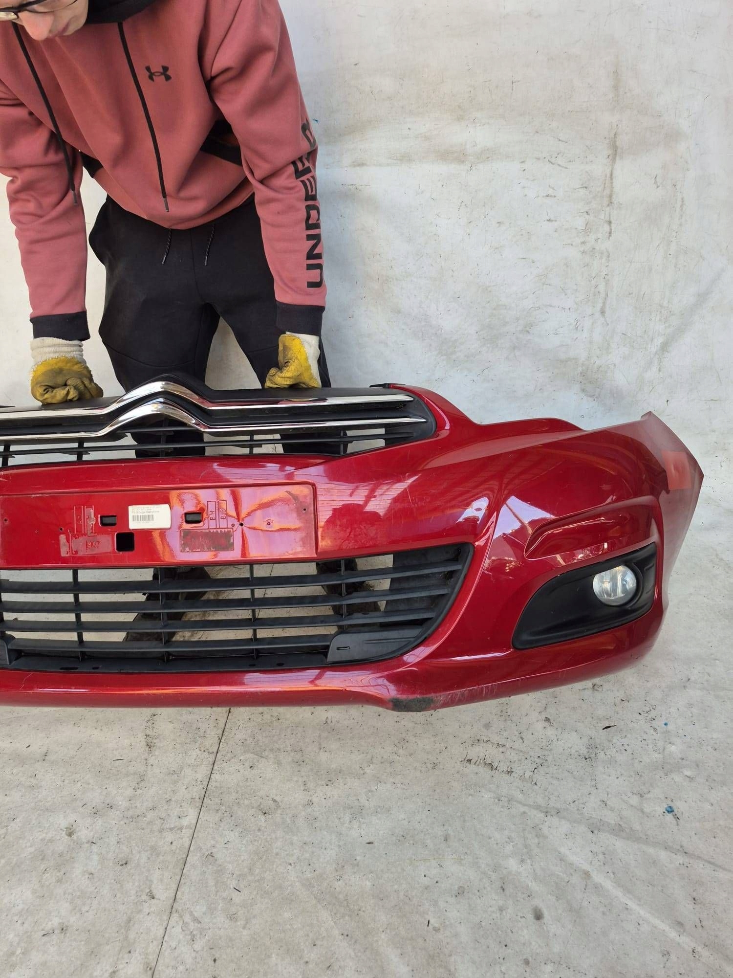 CITROEN C4 II 2 10- bumper front front without DZIUR 9676285080A