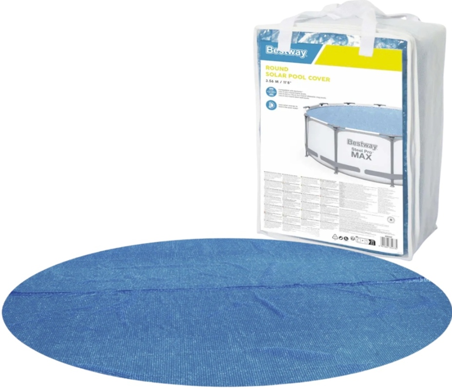 Fólie podložka krycí plachta solární kruhová na bazén 366 cm Bestway 58242