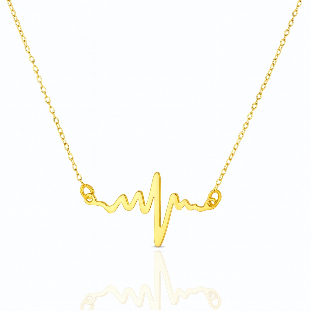 Zlatý náhrdelník Linie Života Zlato Pr 585