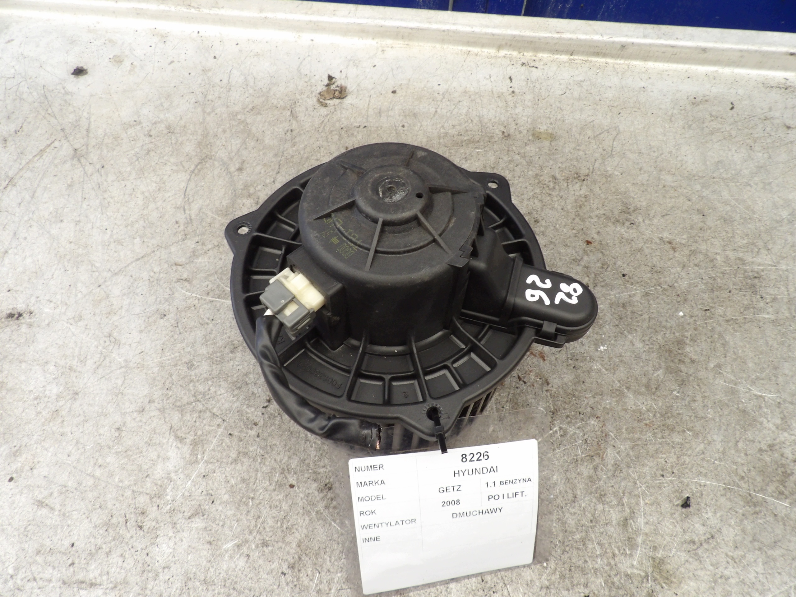 Hyundai Getz 1,1 ventilátor topení