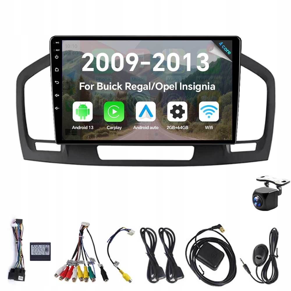 2Din Android 13 autorádio pre Buick Regal Opel Insignia 2009-2013 Carplay