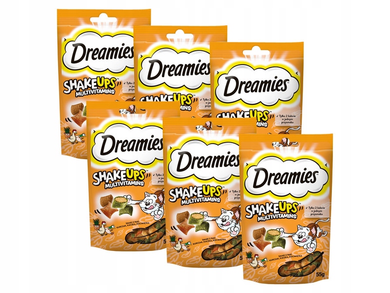 Przysmak dla kota Dreamies Multivitamins Kurczak i kaczka 6 x 55 g