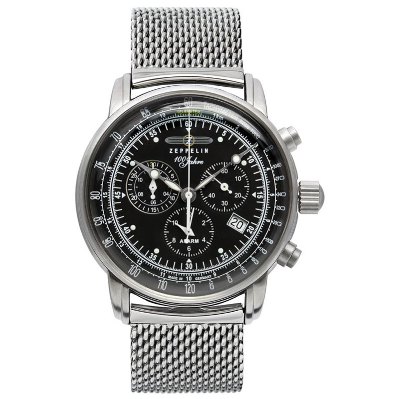 Pánské Hodinky Zeppelin 7680M-2 stříbrný náramek