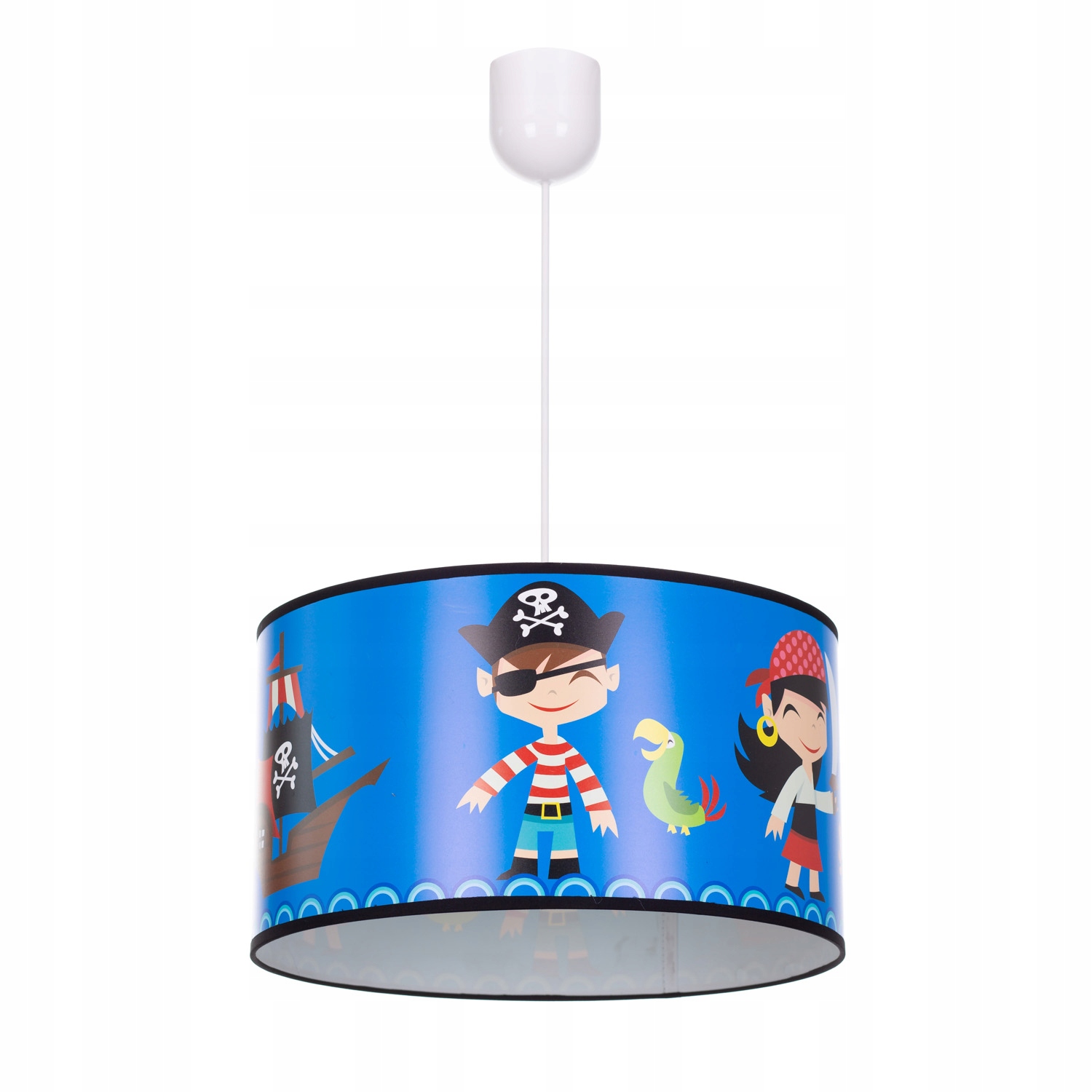 

Lampa wisząca sufitowa żyrandol abażur Pirat