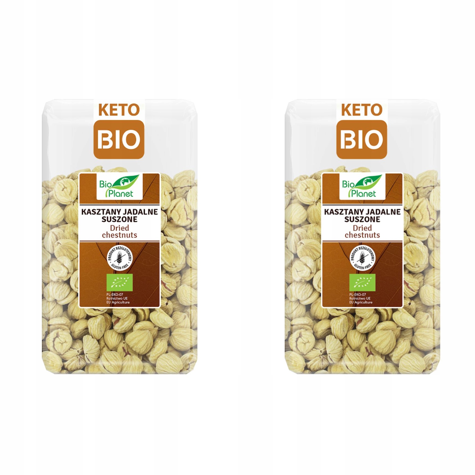 2x Kasztany Jadalne Suszone Bezglutenowe Bio 1 kg Bio Planet