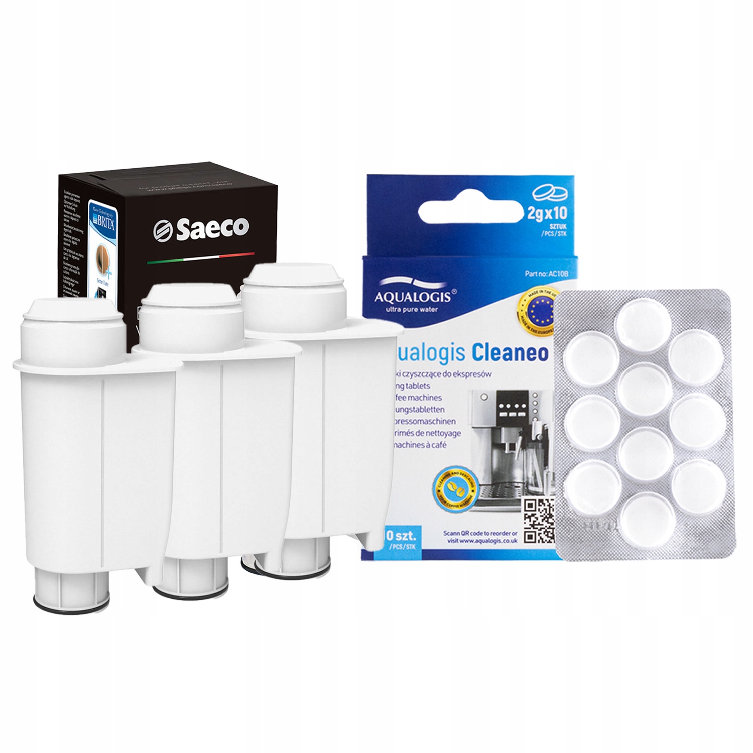 Sada pro Saeco Philips, Intenza+ 3 ks, Cleaneo 10 ks