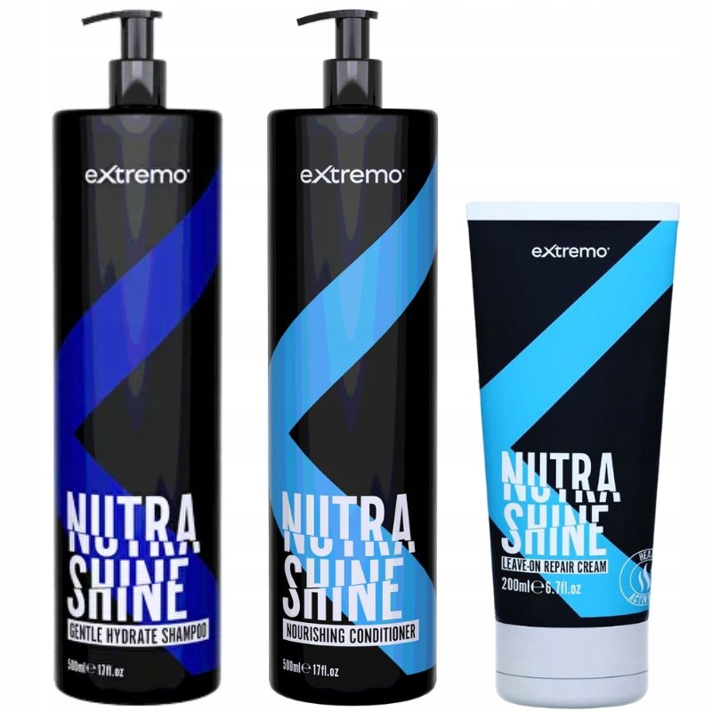 Šampon Leštící Kondicionér Opravný Krém 200 Ml Extremo Nutra Shine