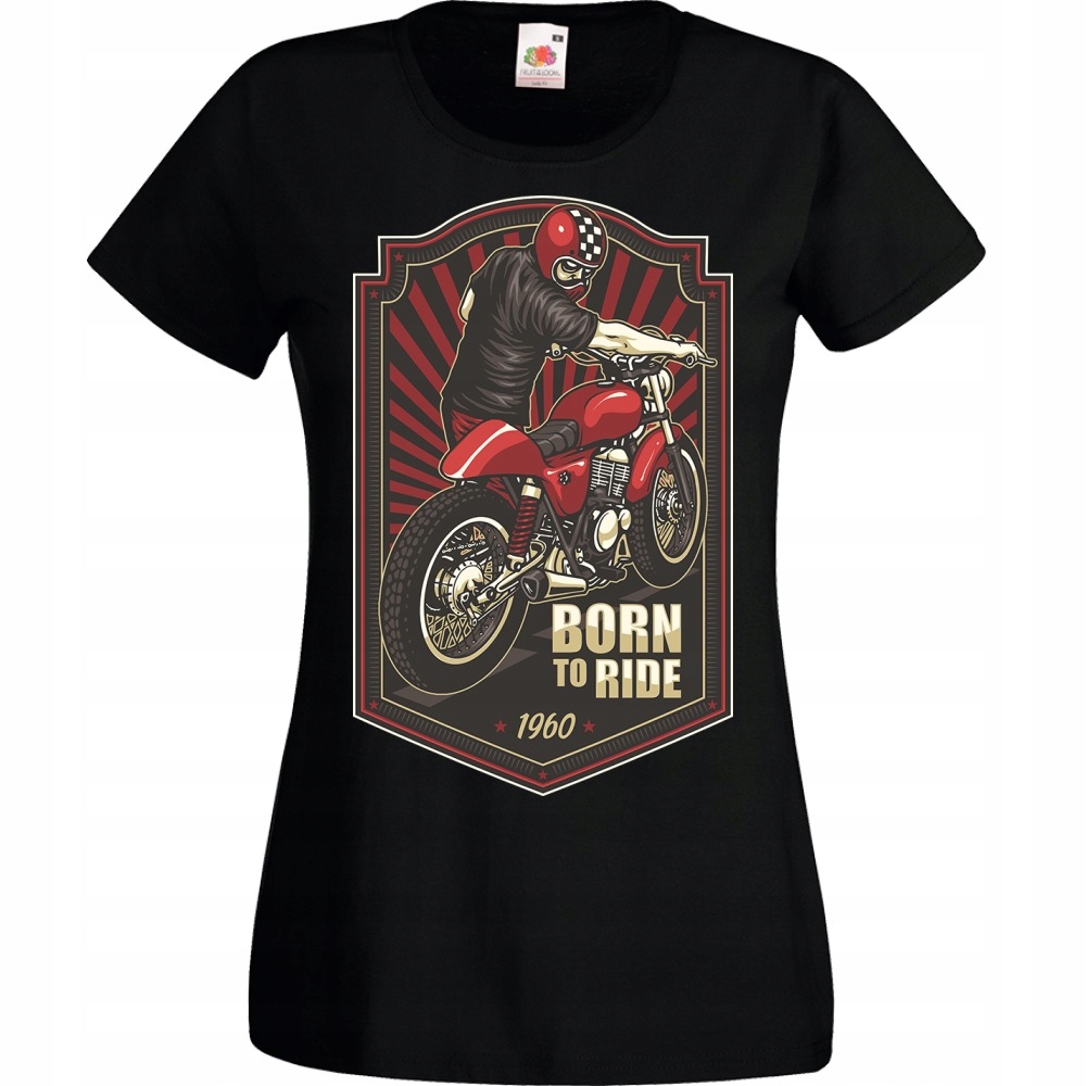 

Koszulka motor motocyklista motocykl L czarna
