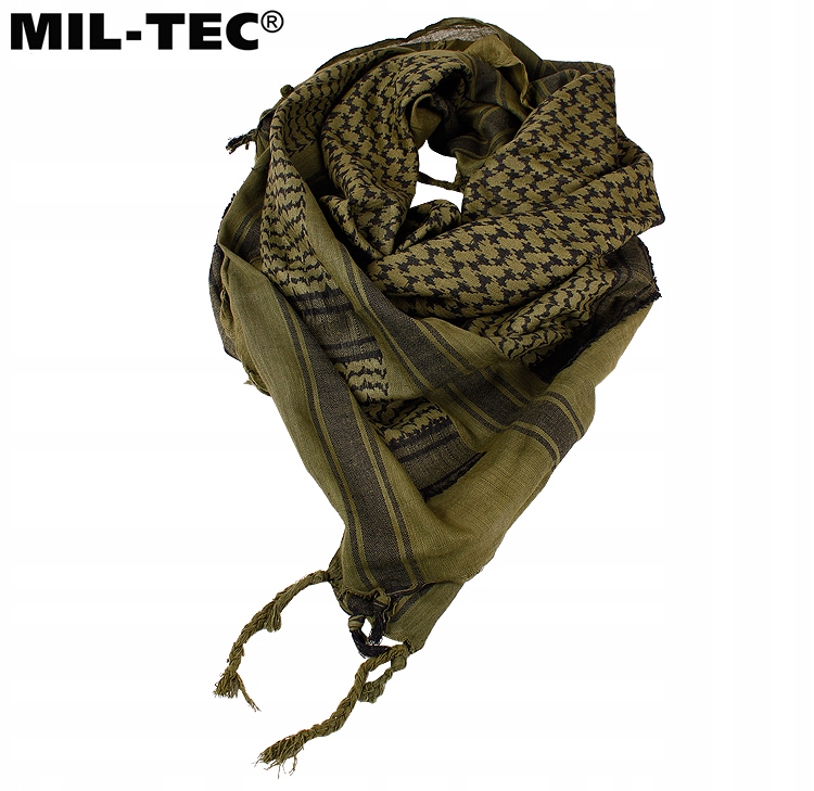 ARAFATKA CHUSTA KEFIJA SHEMAGH WOJSKOWA MIL-TEC 110X110cm OLIVE CZARNA Marka Mil-Tec