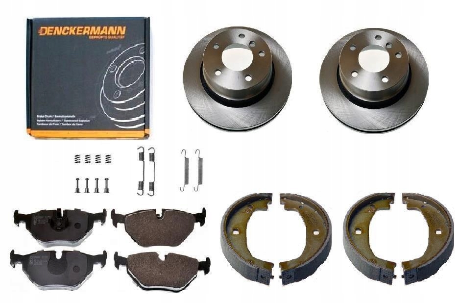 Kotouče Čelisti Bmw 3 E36 Zadní Sada 276 MM Wen