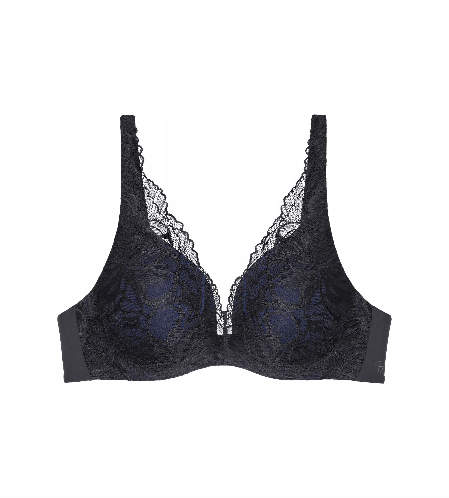 Stanik Push up Podprsenka Triumph Koronka Body Make-Up Illusion Lace Wp 85E