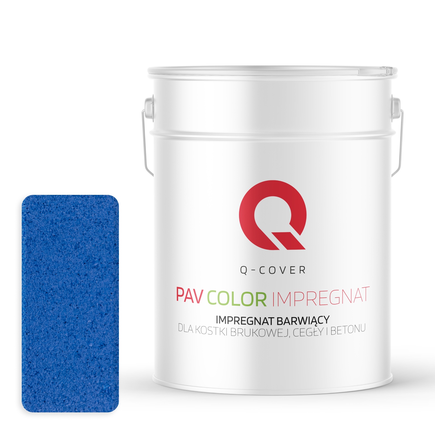 Barvící Impregnát Pro Dlažební Kostky Z Betonu, Signální Modrá Barva 10 L