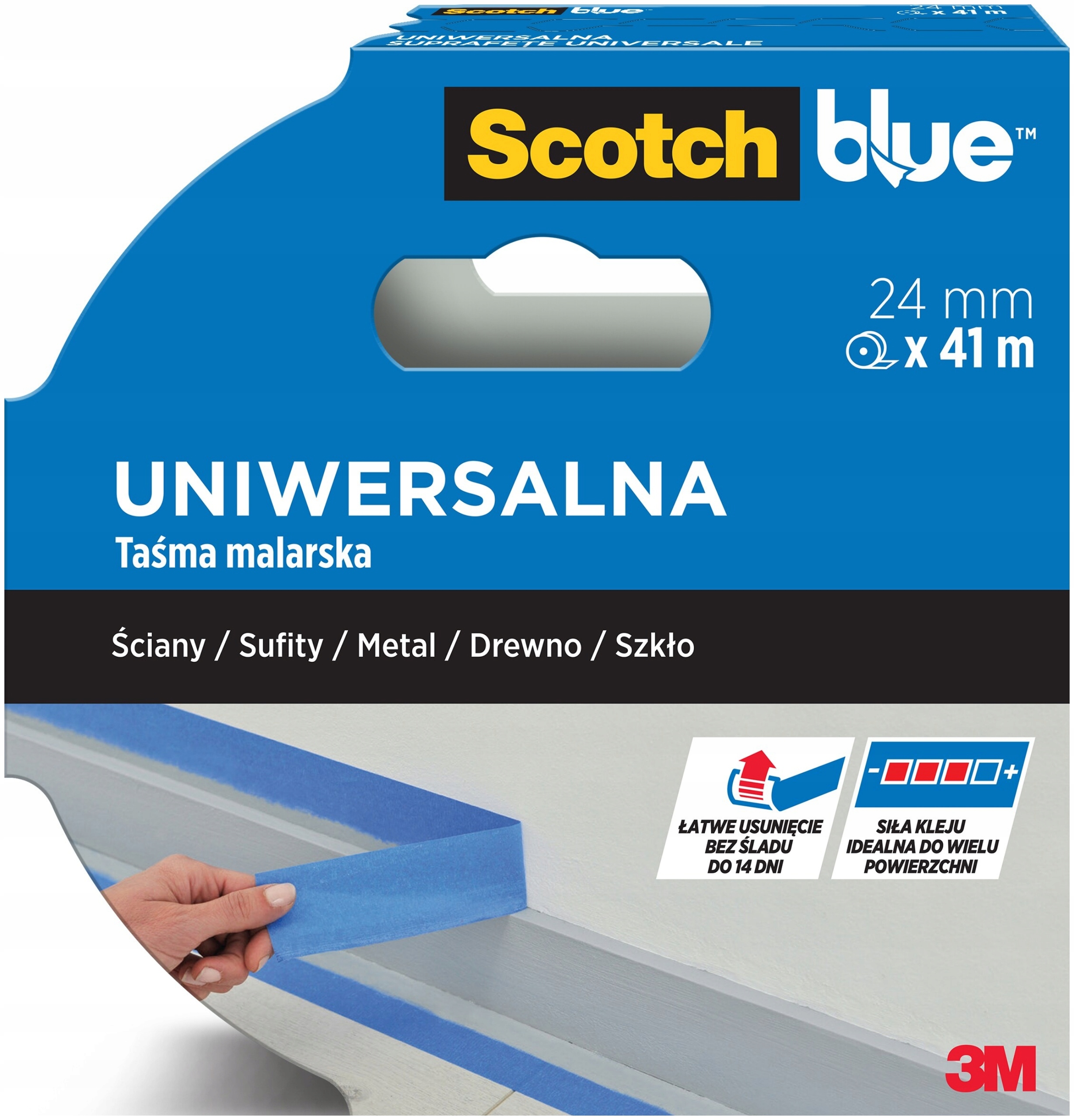 

Scotch Taśma Malarska Blue Uniwersalna 24mmx41m