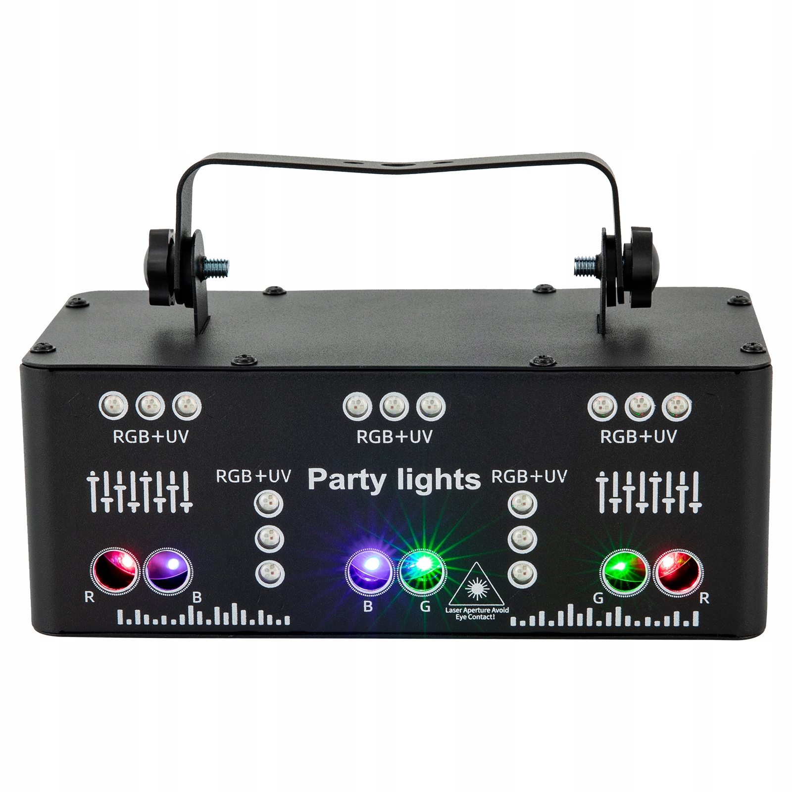 21-okowe oświetlenie sceniczne LED RGB disco 10W