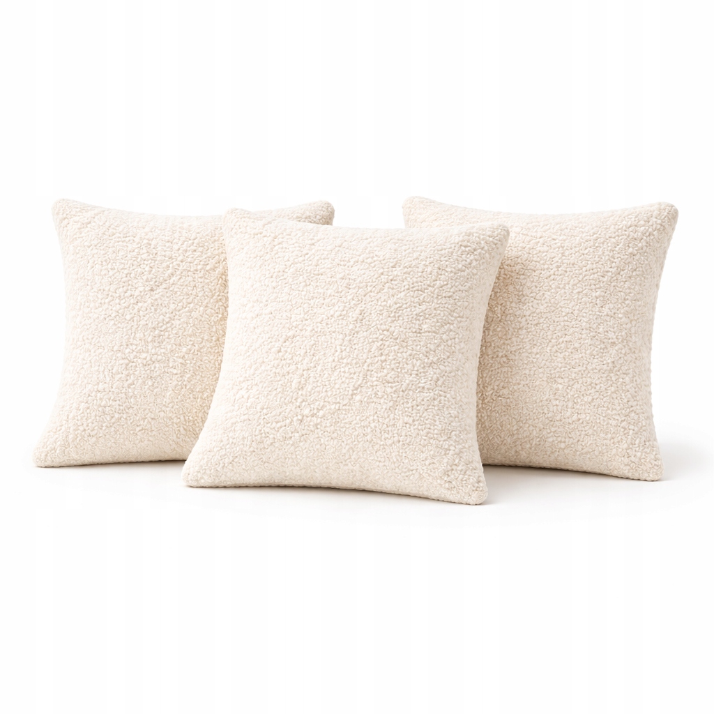 Sada 3 kusů dekoračních povlaků na polštáře 40 cm x 40 cm, sada 3 ks