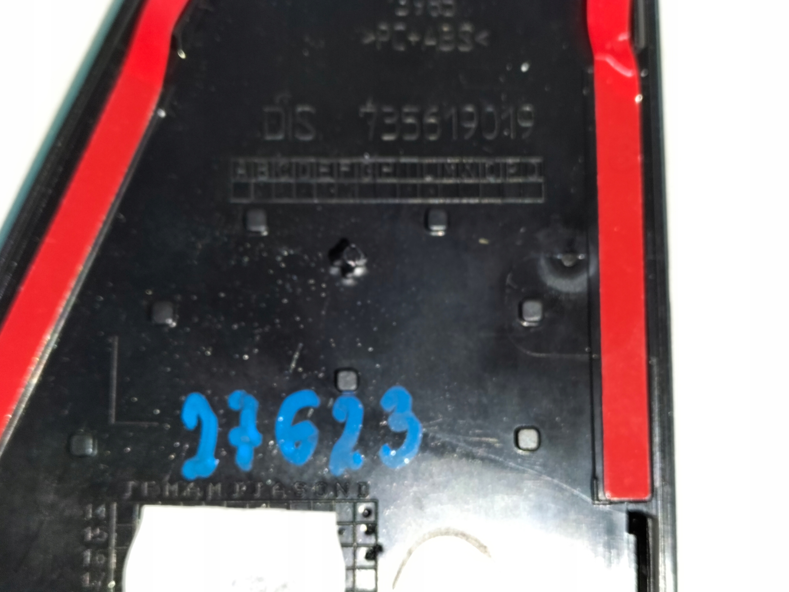 cap lights rear part left FIAT 500 LIFT 15