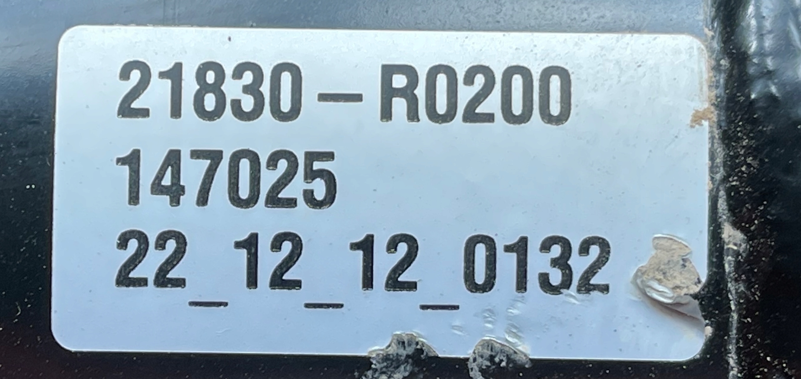 B3 KIA CARNIVAL IV 2020 - 3.5 holder gearbox mount 21830-R0200