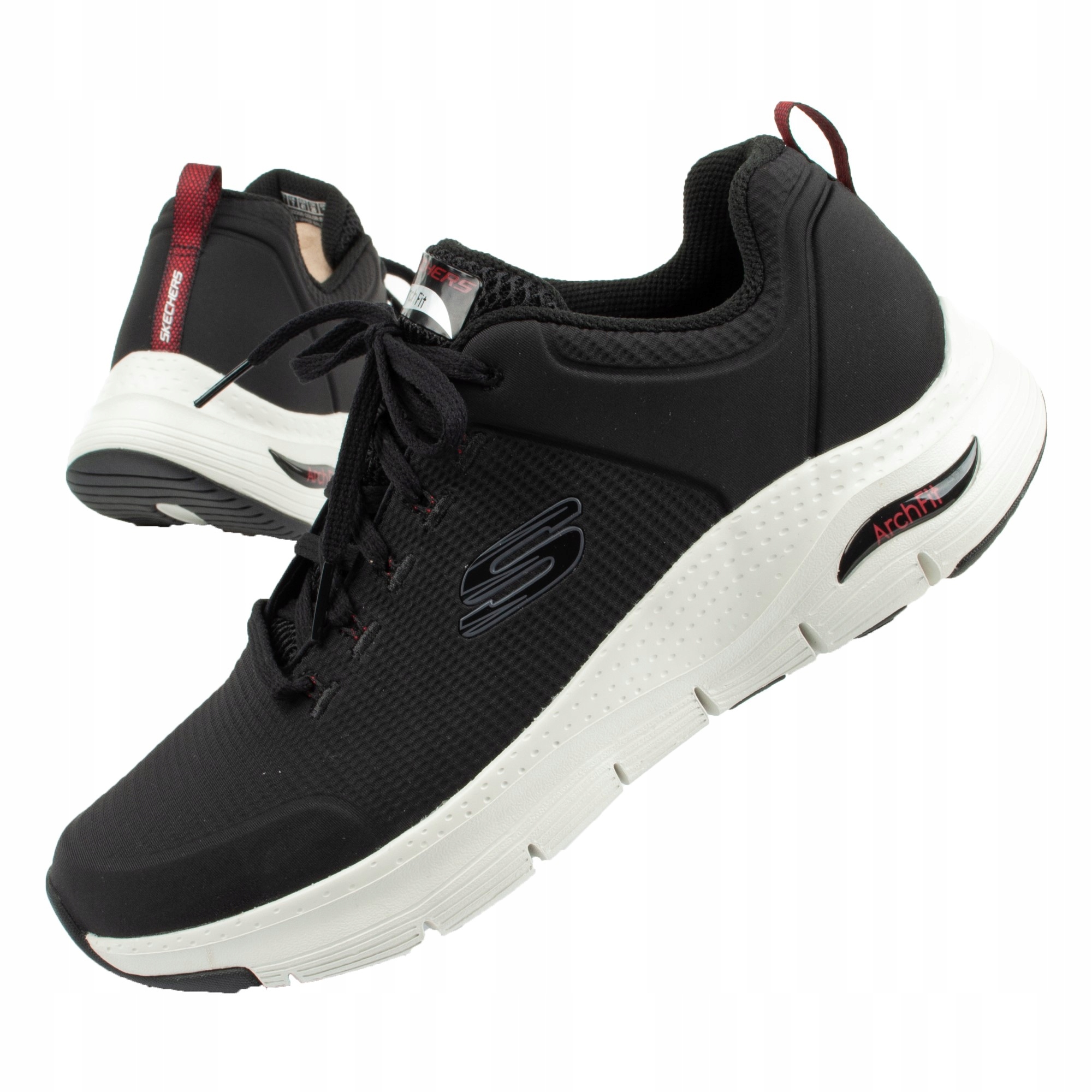Buty męskie sportowe Skechers Arch Fit 232200-BKW