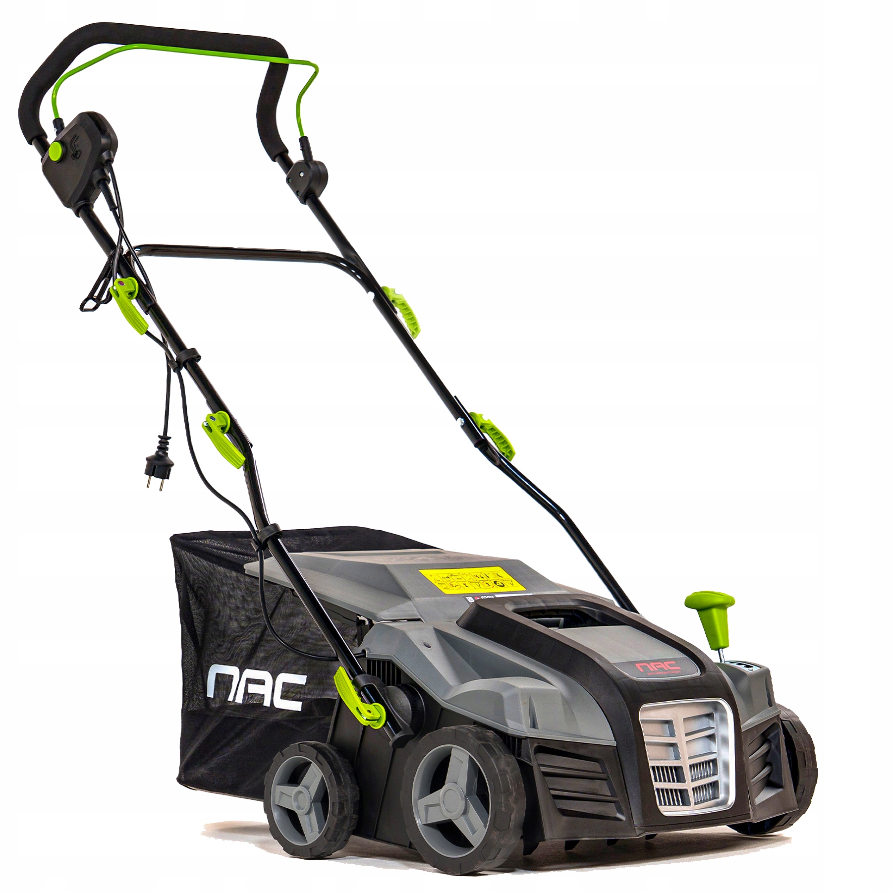 Elektrický Prevzdušňovač-vertikutátor 2V1 Nac 2000W 40CM Dva Valčeky Kôš 55L