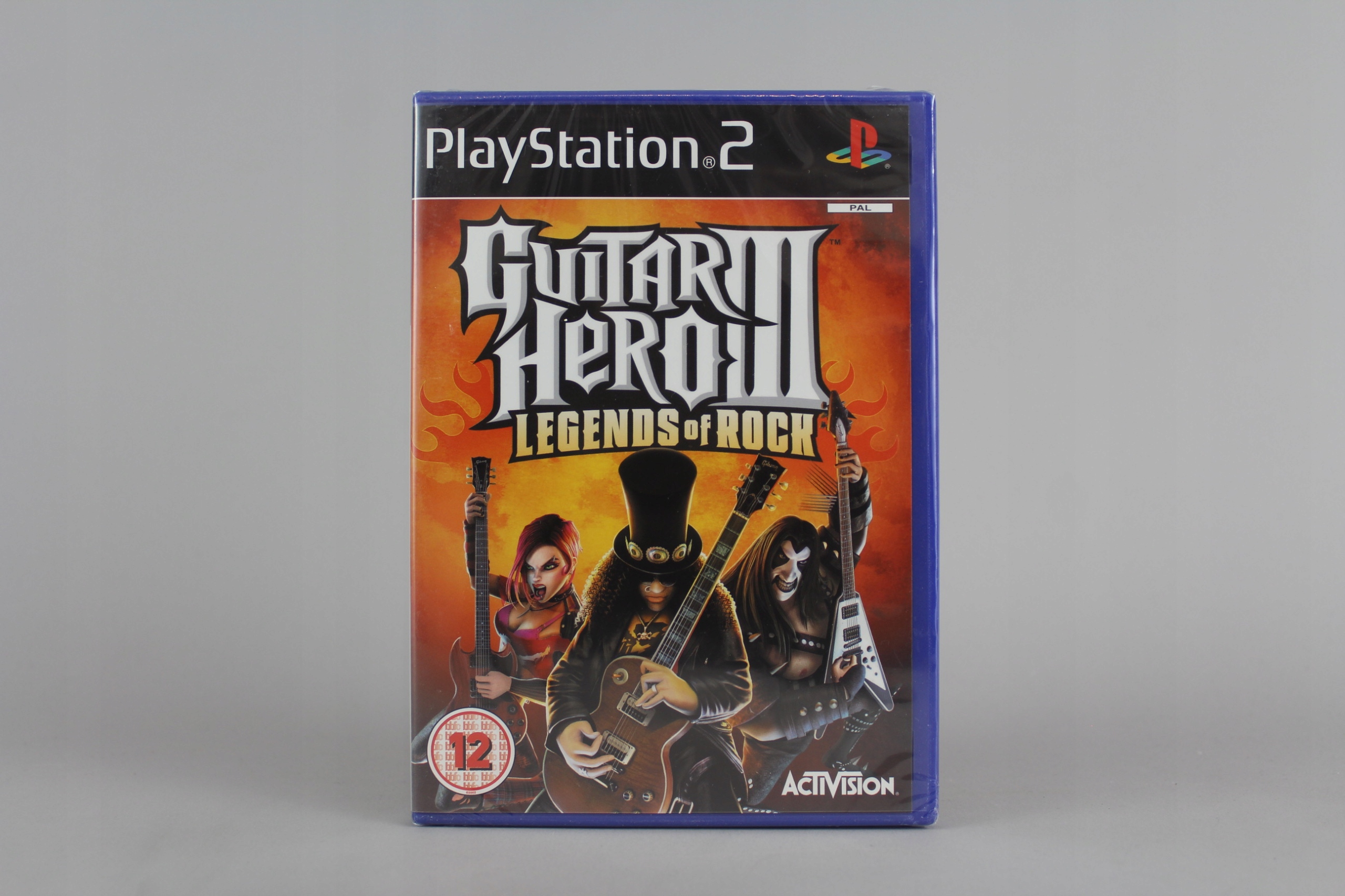 GUITAR HERO III LEGENDS OF ROCK PS2 Platforma Sony PlayStation 2 (PS2)