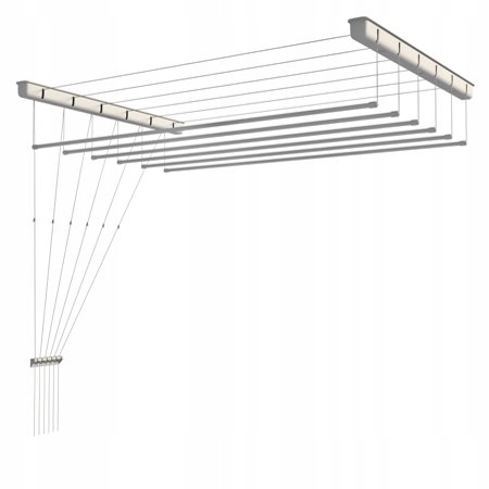 

Suszarka Sufitowa Na Pranie 6 Prętów 140 CM